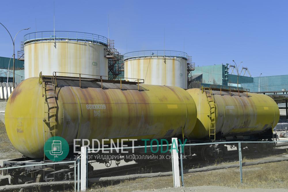Эрдэнэт үйлдвэр жилд 25 мянган тонн нефтийн бүтээгдэхүүн хэрэглэдэг