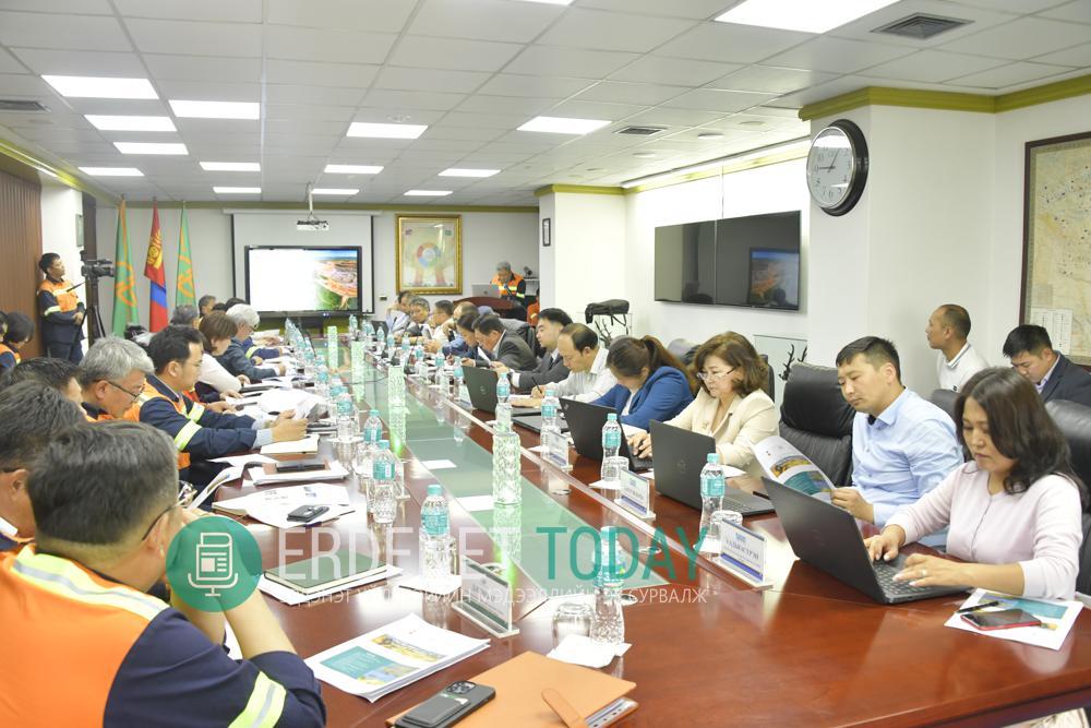 Эрдэнэт үйлдвэр 2023 оны эхний хагас жилийн үйл ажиллагааны үр дүнгээ “Эрдэнэс Монгол” нэгдэлд тайлагналаа