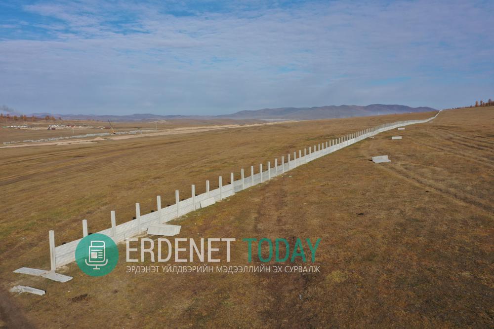 Үйлдвэрлэл, технологийн паркийн газрыг тойруулан 16 км хашаа барьж байна